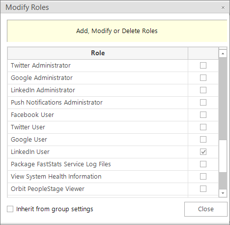 Modify Roles LinkedIn User Modify Roles LinkedIn User
