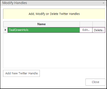 Modify Handles