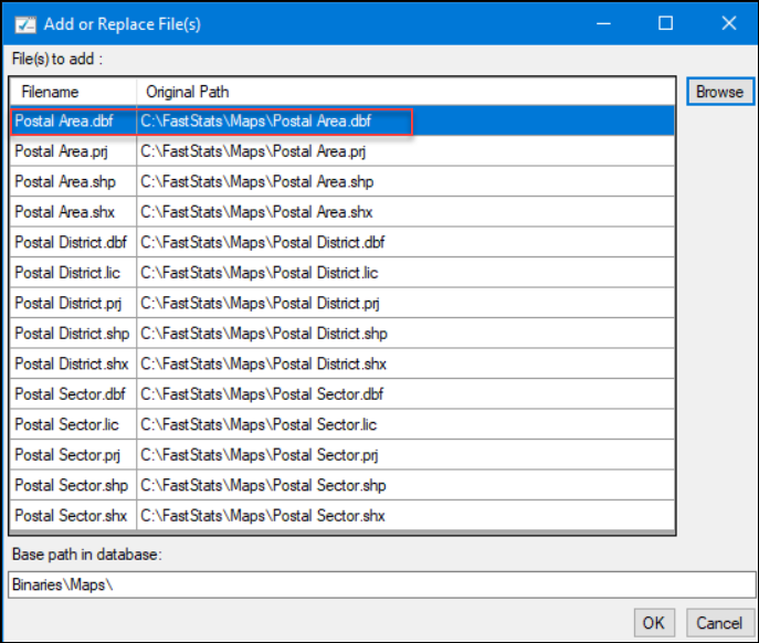 Base path for boundary files Binaries Maps base path field with boundary files