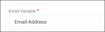 Email variable