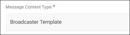 Message content type