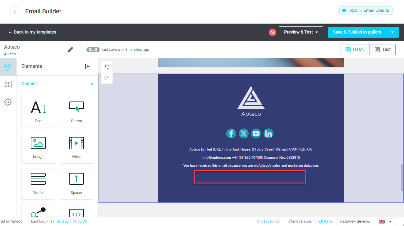 Unsub link validation