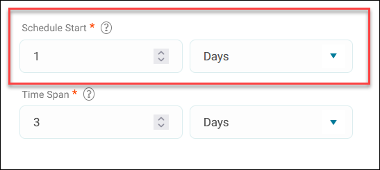 Schedule start