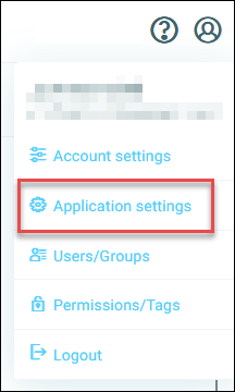 Application settings