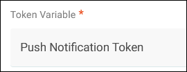 Token variable