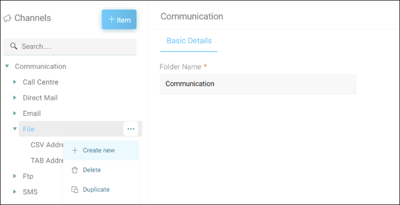 Channel communication