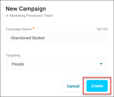 Create campaign