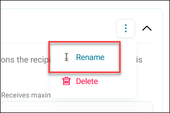 Rename constraint