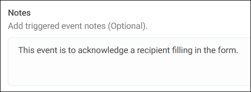 Event notes