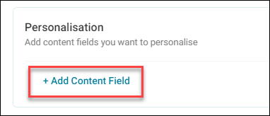 Add content field