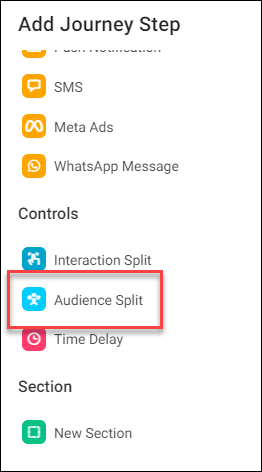 Audience split