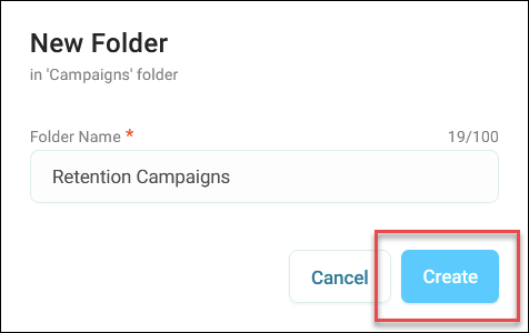 Create folder