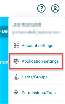 Application settings