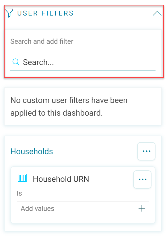 User filters