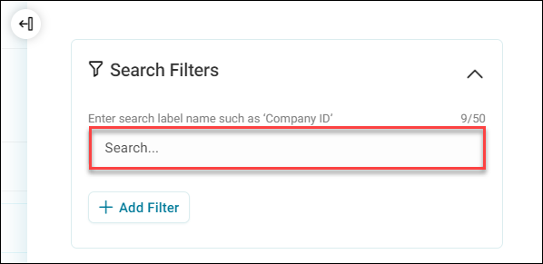 Search filters