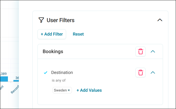 User filters