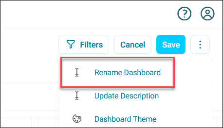 Rename dashboard