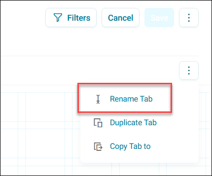 Rename tab