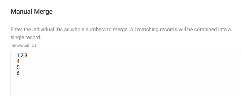 Manual merge