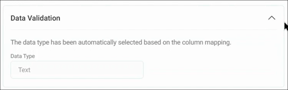 Data validation