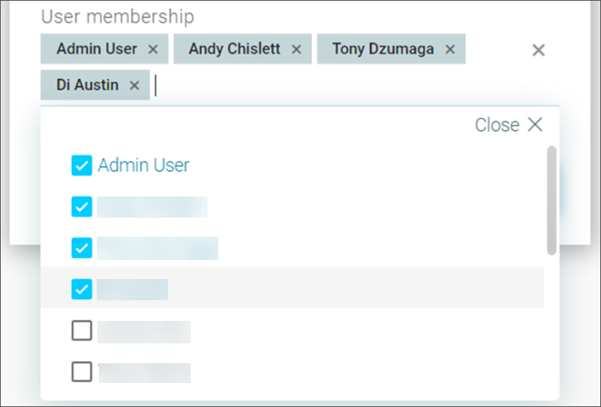 User membership