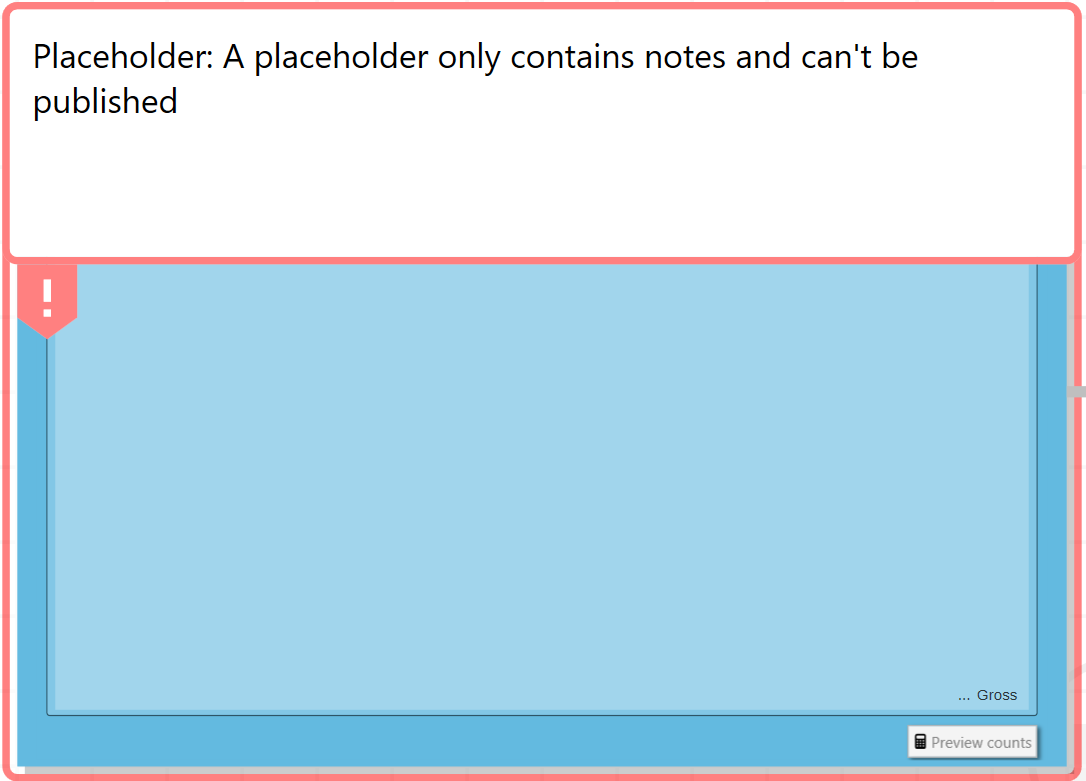 Placeholder Warning Placeholder Warning