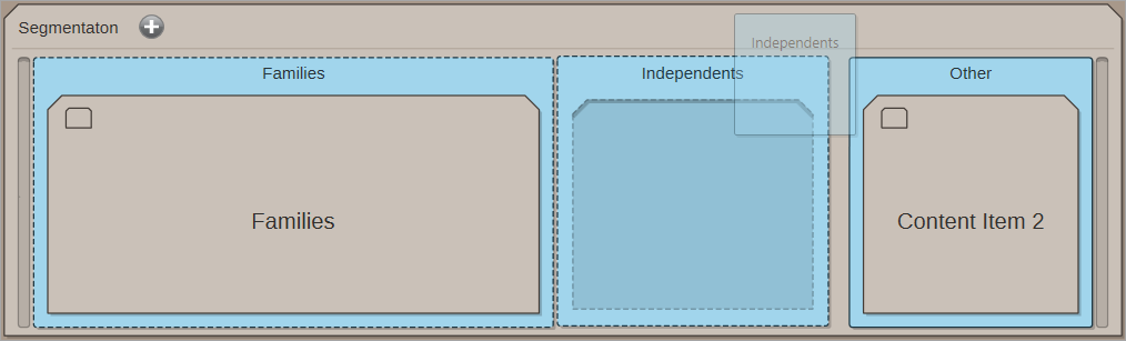Adding a Segment to Content Step Adding a Segment to Content Step