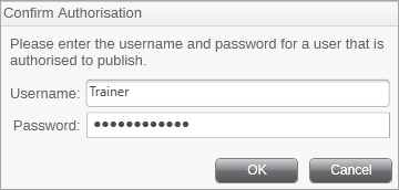 Confirm Authorisation Confirm Authorisation