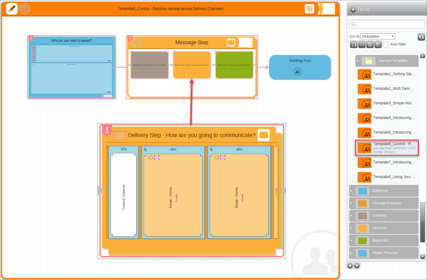 Example Template 6 - Random Sample Across Delivery Channels Example Template 6 - Random Sample Across Delivery Channels