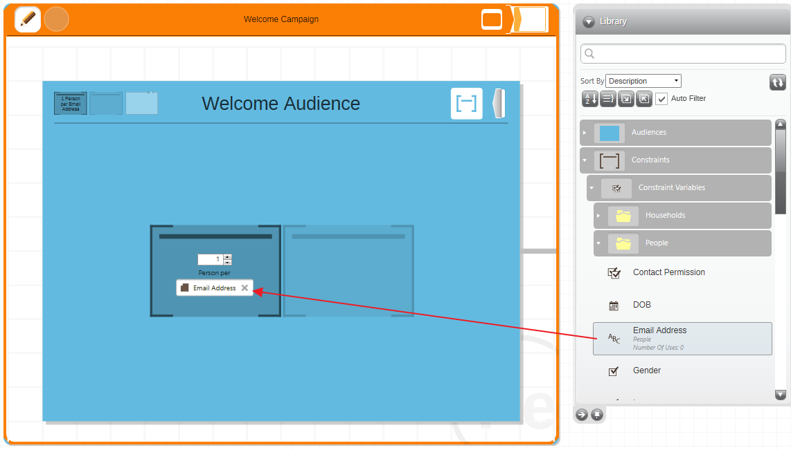 Adding a Grouping Constraint Adding a Grouping Constraint