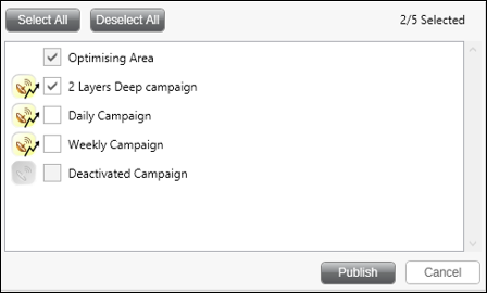 Publishing unloaded campaigns Publishing unloaded campaigns
