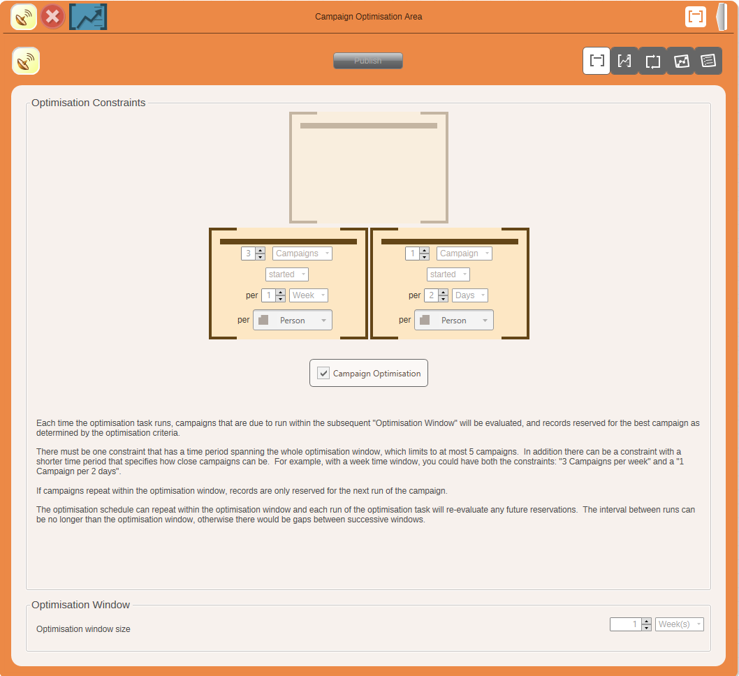 Campaign Optimisation Multiple Campaigns Example - Two Constraints Two Constraints in Campaign Optimisation