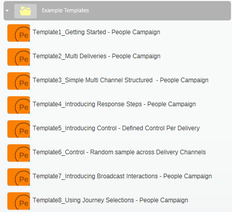 Example campaigns Example campaigns