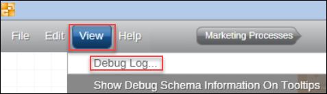 View Debug Log