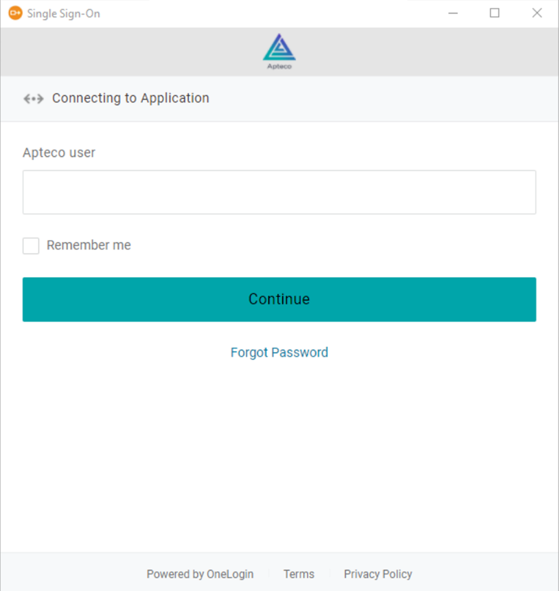 Connecting to application