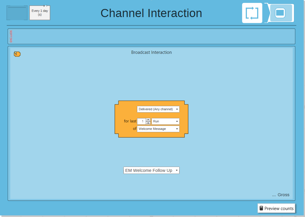 Broadcast (Email) Interaction