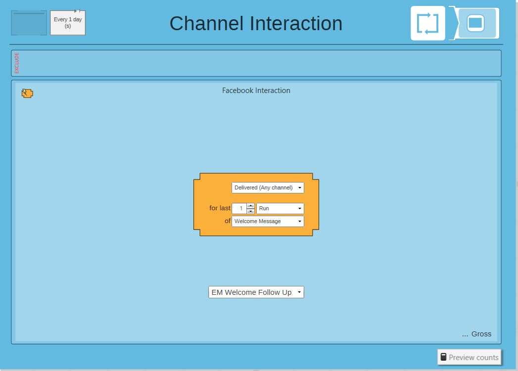 Broadcast (Facebook) Interaction