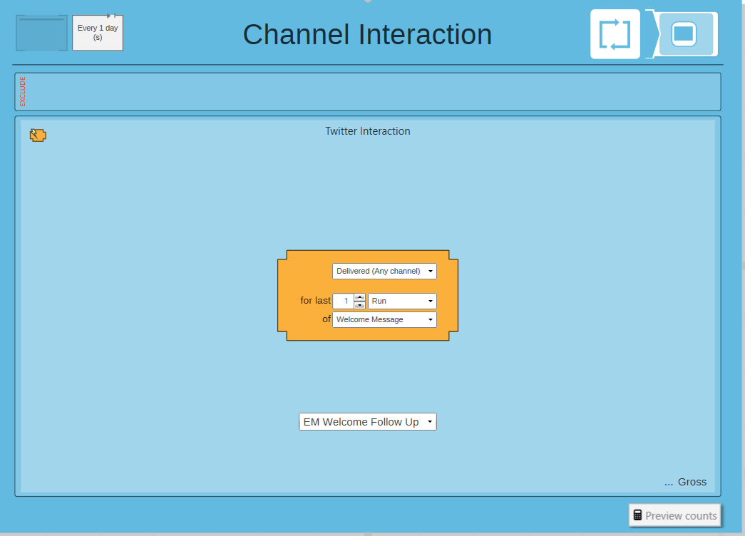 Broadcast (Twitter) Interaction