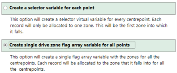 Create selector variable