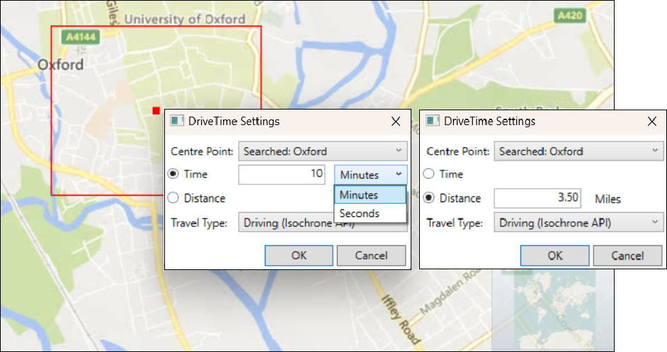 Drive Times and Drive Distances
